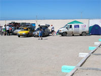 op de camping / parking